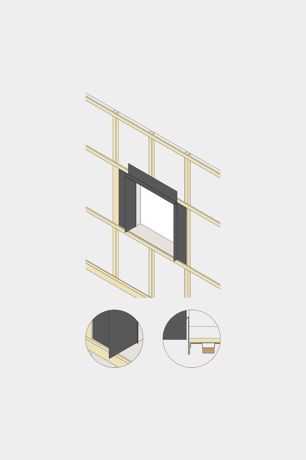 Installation Products | Aluwood / Coverage,  240 cm 