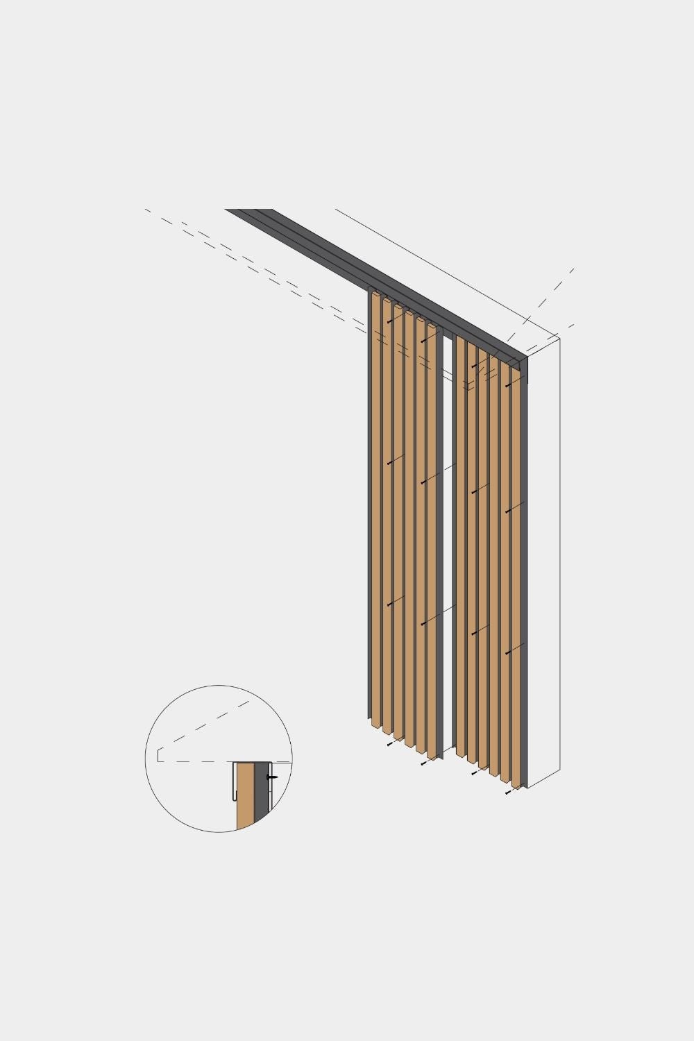Installation Products | Aluwood / Top-/side Finishing - 240 cm 