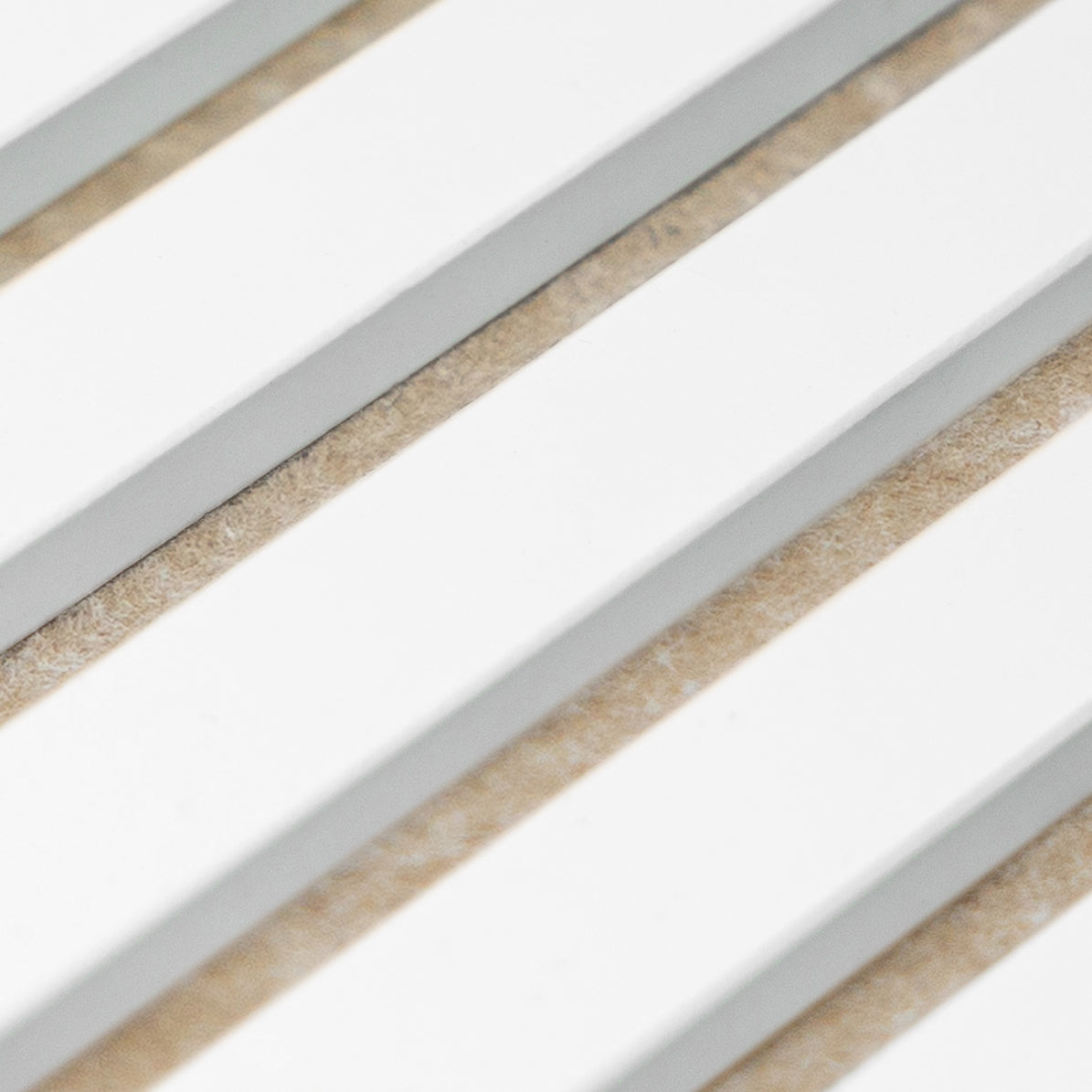 Akupanel | Acoustic Panel / Colored, Snow, Beige Felt, 240 x 60 cm